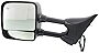 Garage-Pro Mirror Compatible with 2004-2015 Nissan Titan Manual Folding Heated Chrome With Blind Spot Corner Glass Towing Power Glass Driver Side