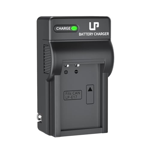 LP LP-E17 Battery Charger Charger Compatible with Canon EOS Rebel T7i T6i T6s SL3 SL2 77D 9000D 8000D 800D 760D 750D 200D M6 M5 M3 Kiss X8i DSLR Cameras & More(NOT for T7 T6 T5 T3)