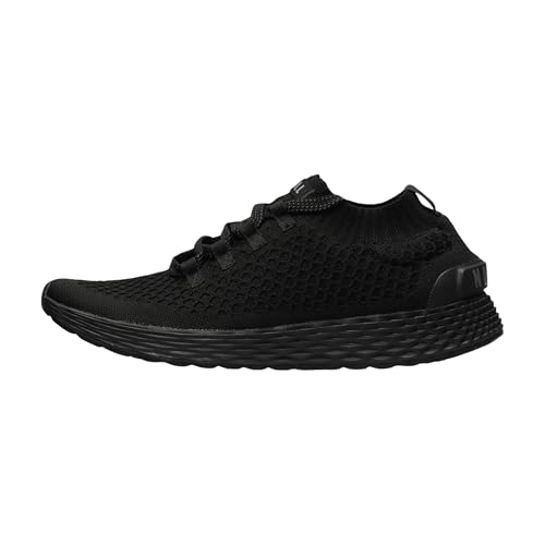 NOBULL Women's Allday Knit Shoe | Athletic Cross-Training Sneaker for Gym, Running & Walking, Comfortable Workout Trainers, Triple Black, 8