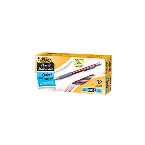 Bic Xtra-Comfort Mechanical Pencil, Medium Point (0.7Mm), 12 Count #TOP1