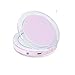 Produktbild L.HPT Handspiegel LED beleuchteter Reiseschminkspiegel, 1X / 3X Vergrößerung - Daylight Led, kompakt, tragbar, Schminkspiegel mit Beleuchtung (Farbe: Pink, Größe: 3X)