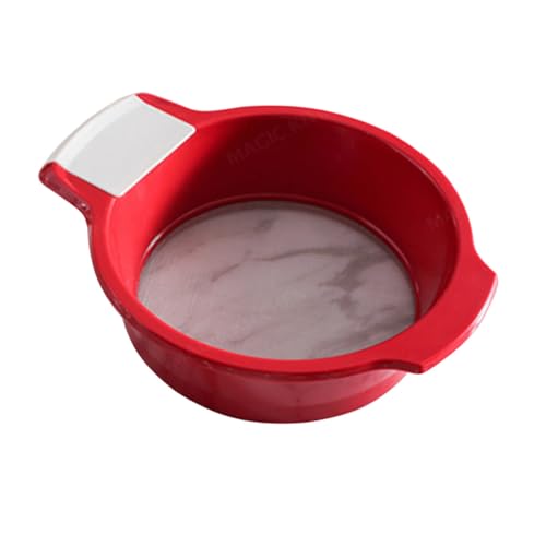 INOOMP de Harina Pequeño con Mango para Cocina Doméstica y Restaurante Colador Fino para Repostería y Filtrado de Polvo Utensilio Ligero y Resistente al Óxido para Hornear Pasteles y