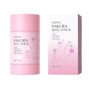 Heel Balm, Foot Emollient, Moisturizing Cream Dry Cracked Skin Repair, Soothing Lotion with Fast Absorption, Foot Care Product for Softening Use Women and Men Travel, 1,42 x 1 inch