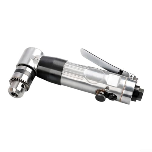 Aetluxery Trapano ad angolo pneumatico compatto a 90° con funzionalità reversibile, trapano pneumatico ad angolo retto per perforazione efficiente in ambienti ristretti, lega duratura