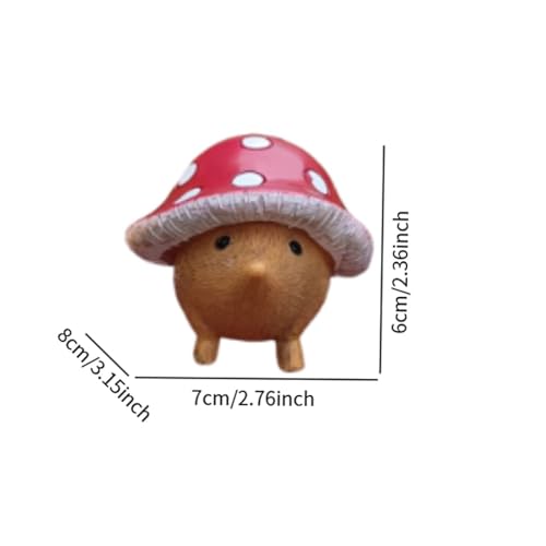 Hérissons de jardin : 4 figurines miniatures durables contre les espaces extérieurs tristes - 3