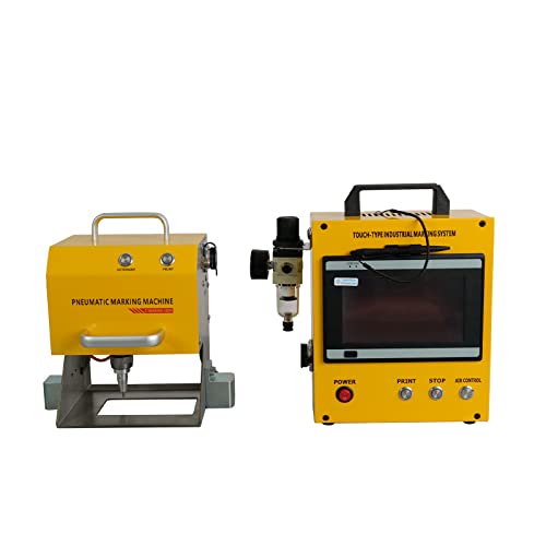 US Stock 300W Portable Pneumatic Engraver Dot Peen Marking Machine 120X50mm(4.7X2inch) Engraving Area