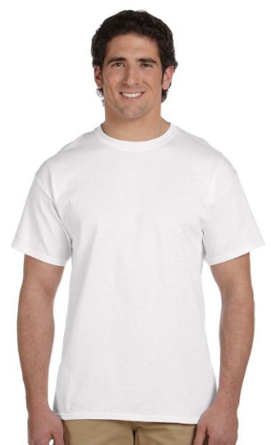 Jerzees Adult Heavyweight Short Sleeve T-Shirt, WHITE, Medium