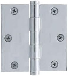 Baldwin 1035.260 Full caja 3 – 15,08 cm x 3 – 12-inch Bisagra Puerta, cromo