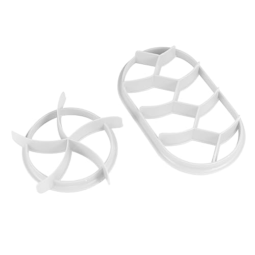 ABOOFAN Diy Bread Press Baking Supplies Embossed White Bakeware Baking Non-stick