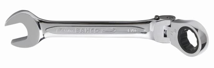 LLAVE COMBINADA CARRACA ARTICULADA 17MM BIHEXAGONAL BAHCO