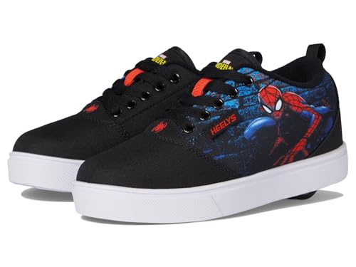 HEELYS Unisex-Child Pro 20 Spiderman (Little Big Kid) Wheeled Heel Shoe