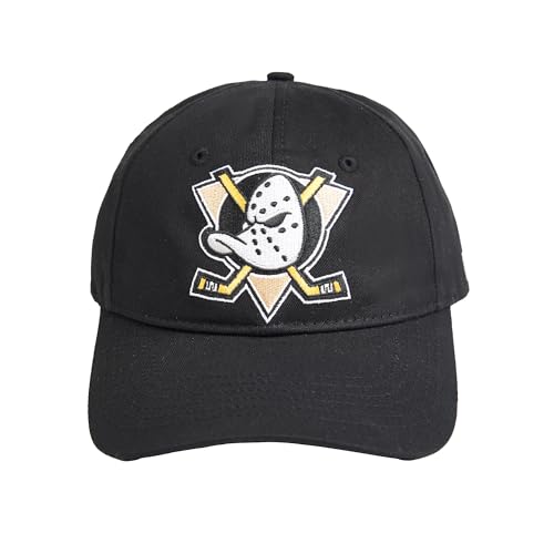 Image of TRIVINKIN Mighty Ducks hat Men's Duck hat Hockey Cap Adjustable Snapback Baseball Hat with Embroidered Logo Size (S-XL)