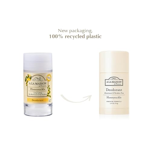 Image of A La Maison Honeysuckle Deodorant Aluminum-Free Paraben-Free for Women, Men | 2.4 oz,Honeysuckle