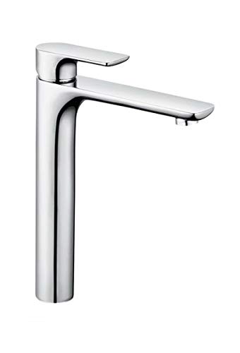 SSWW Grifo mezclador monomando para lavabo alto, cromado, sin desagüe Cover