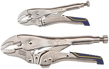 VISE-GRIP Locking Pliers Combo Pack, Curved Jaw, 7-Inch & 10-Inch (IRHT82590)