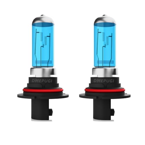 Image of Compatible With Chevy Cobalt 2005-2010 Halogen Headlight Bulbs, 9007 /HB5 High Low Beam High Performance Halogen head light bulb Kits, 6000K White Light, Pack of 2