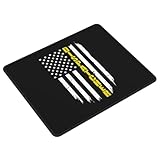 LDKZQLYMW 911 Dispatcher American Flag Mouse Pad Square Desk Mouse Pad, for Office Computer, Laptop Computer 7 x 8.6 in - Image 4