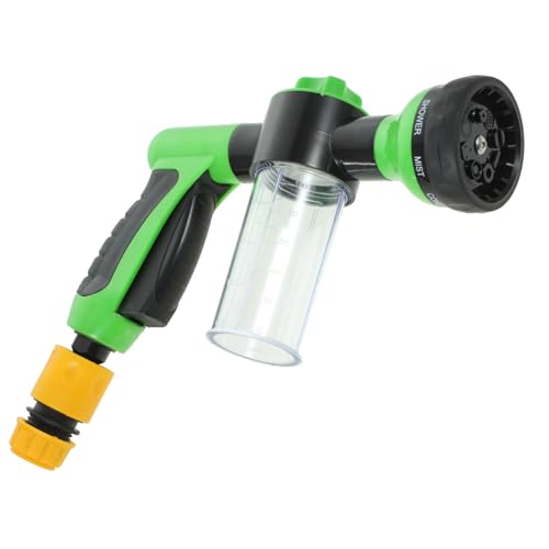 Milisten 1Set Multifunctional Dog Washing Hose Attachment with Ergonomic Handle Stylish Sprayer for Pet Bathing Garden Use Includes Connectors for Versatile Hose Compatibility