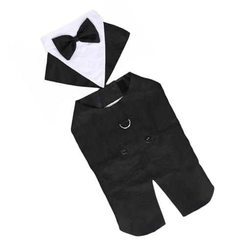 Disfraz formal de esmoquin para perro talla L miniatura 5