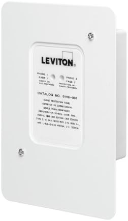 Leviton 51110-SRG Type 2 Residential Whole House Surge Protection Panel, Outdoor NEMA 4X Rated