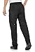 Chef Works Men's Cool Vent Baggy Chef Pants, Black, Large
