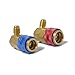 Wakauto 1 Pair Coupler Connector Universal Adapter Air Conditioning Coupling Adapter Car Manifold Meter Adapter RV Tow Bar