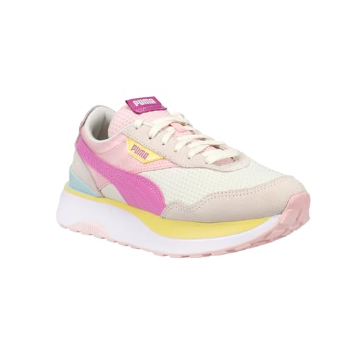 PUMA Kids Girls Cruise Rider Peony Lace Up Sneakers Shoes Casual - Beige2