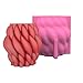 Produktbild HJKJ Candle Molds, Silicone Molds 3D Candle Molds, Geometric Art Bubble Candle Mold Soap Mold, Cute Silicone Mold for Candle Soap Making, Abstract Art Wavy Stripe Crafts Tools for Party Deco
