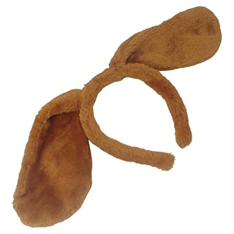 Topkids Accessories Dog Headband Dog Ears Puppy Ears Floppy Dog Ears Floppy Dog Headband Animal Headbands World Book Day Fancy Dress Costume Headbands For Kids Adults (Brown Floppy Dog Ears) Cover