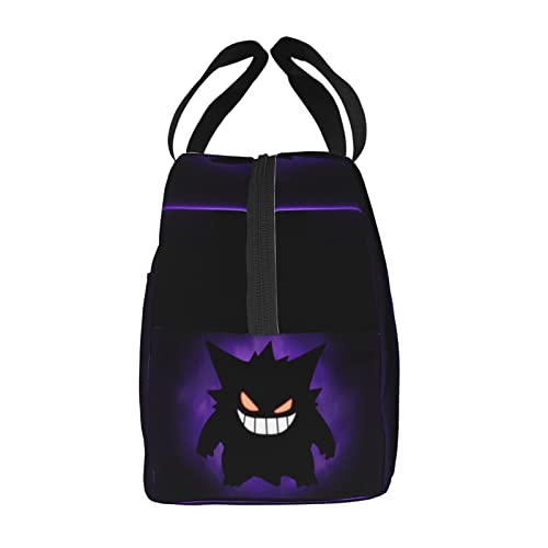 Xeyris Gengar Lunch Bag For Unisex,Multifunction Insulated Lunch Box Cooler Tote Bag Meal Prep For Girls Boys Snack Bag Picnic Travel (Purple1) #TOP3