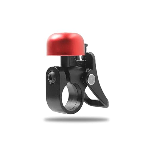 Timbre para patinete eléctrico Xiaomi con alerta acústica de alta potencia en color rojo