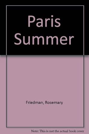 Paris Summer Large type / Large print Edition book cover