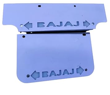 ULTRAWAY Bajaj Bike Number Plate Frame/Cover Set of Two (Front and Back) Compatible with Universal for Bajaj Bike