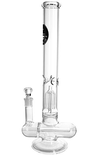 Heisenberg Inline Bong Glasbong mit Eisfach und Stemline Perkolator 18,8 Schliff NS19 (mit Tree Perc) – Bild 3