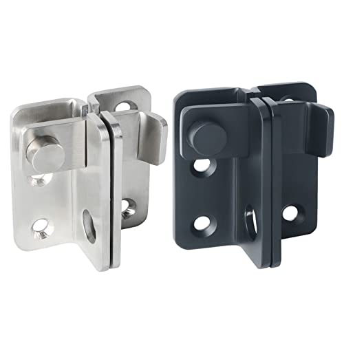 Serrure placard tiroir noire pour bloquer l'ouverture intempestive