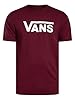 Vans_Apparel Men's Classic T - Shirt, Red (Burgundy/White), Small #4
