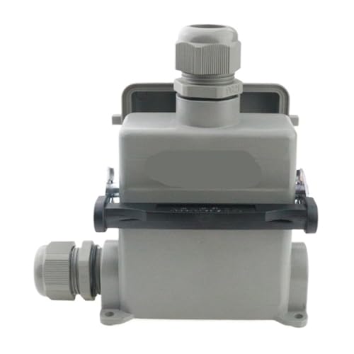 Cubierta impermeable en conector rectangular HDC-HE-16B-4 de 16 pines resistente