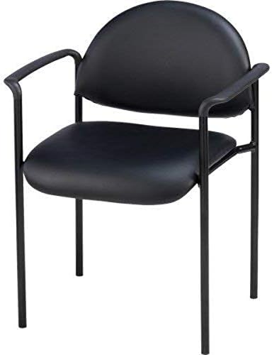 Lorell Reception Guest Chair, Black