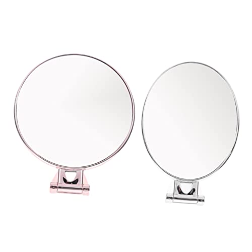 Outanaya 2pcs espejo cosmético portátil doble cara
