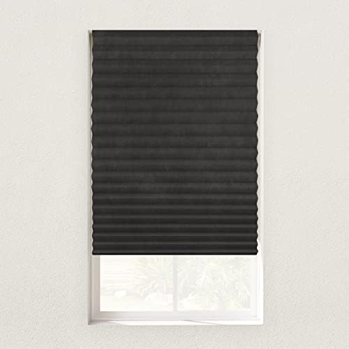 Nuguna Double Black Out Blinds for Window – Window Shades Codless for Light Filtering - No Tools Light Filtering Paper Temporary Shades – Stick on Paper Blinds – No Drill - 36,48x72 inches