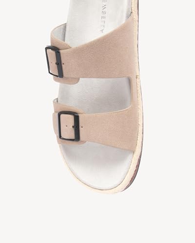 Men's Casual Sandals with Arch Support - Adjustable Buckle Strap Slippers, Comfortable Outdoor & Indoor Slides for Walking & Relaxation3