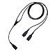 Jabra GN Y-Training Cord #8312-009 (Observation- Live/Mute Version), Compatible with Jabra, Liberation and GN Netcom Headsets | Quick Disconnect | Use for Coaching, Supervising, Training, Monitoring