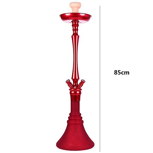 Shisha Set 4 Schlauch Rohr Shisha, Glas rot Shisha Set Geeignet für Familien, Hotels, Bars und Clubs – Bild 3