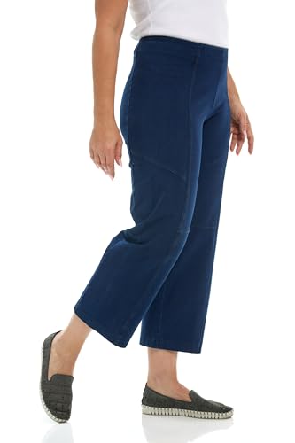 Denim Wash Knit Flood Pant