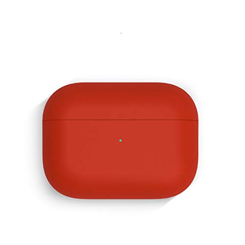 Funda protectora de silicona líquida para AirPods Pro,  funda suave, luz frontal visible, resistente a golpes y arañazos, compatible con carga inalámbrica