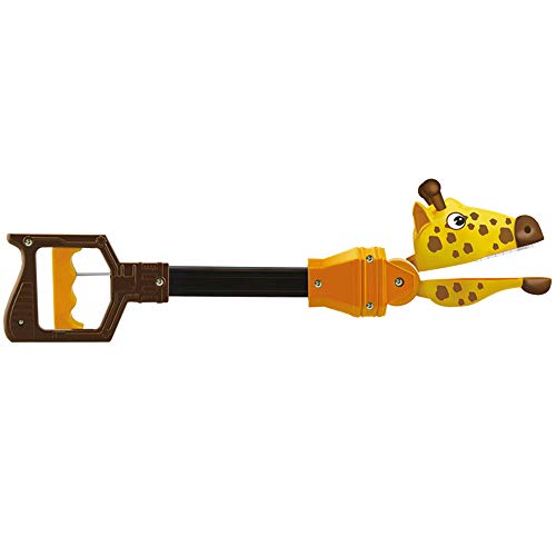 Fun Trading Pincher Pals - Jirafa de Deluxebase. Juguete de Pinza de tamaño Gigante para niños. Divertido Juguete agarrador Que es un Regalo Genial para los Amantes del Safari.