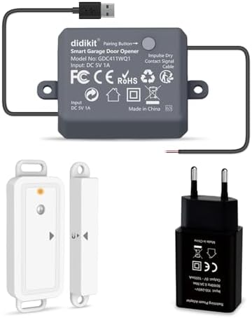 Ouvre-porte De Garage Intelligent MOES WiFi – Contrôle Par App Smart Life, Alexa, Google Home – 3000W