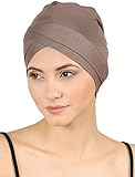 Gorro W de algodón, oncológico, para quimio y pérdida de cabello