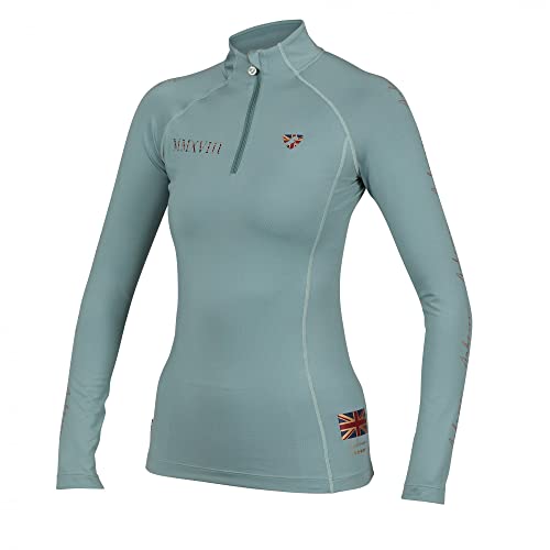 Image of Aubrion Womens Team Long Sleeve Baselayer Top Sage L