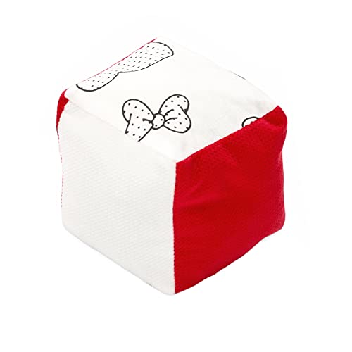 Babynestje newborn 90x50 cm Fluweel - knuffelnest babynest 5-delig cocon met Muis Rood - Image 7